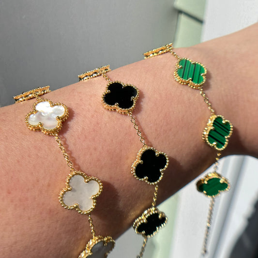 Clover leaf bracelet