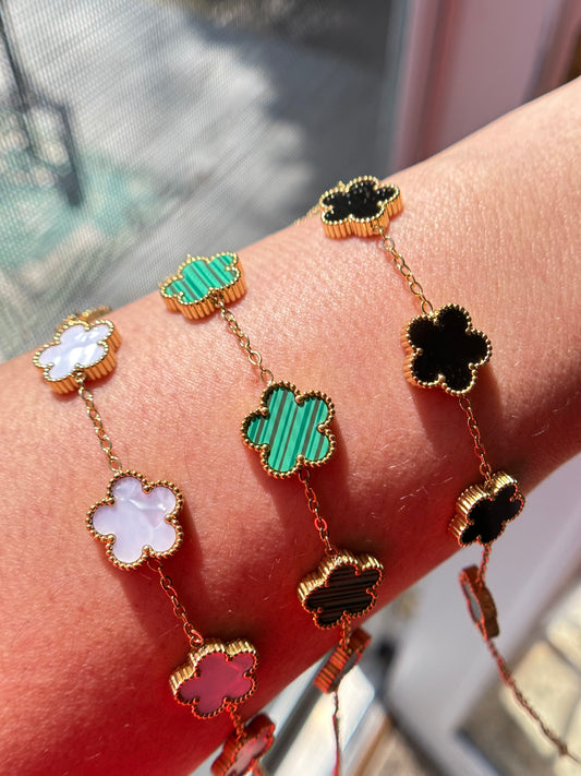 Clover five leaf bracelet