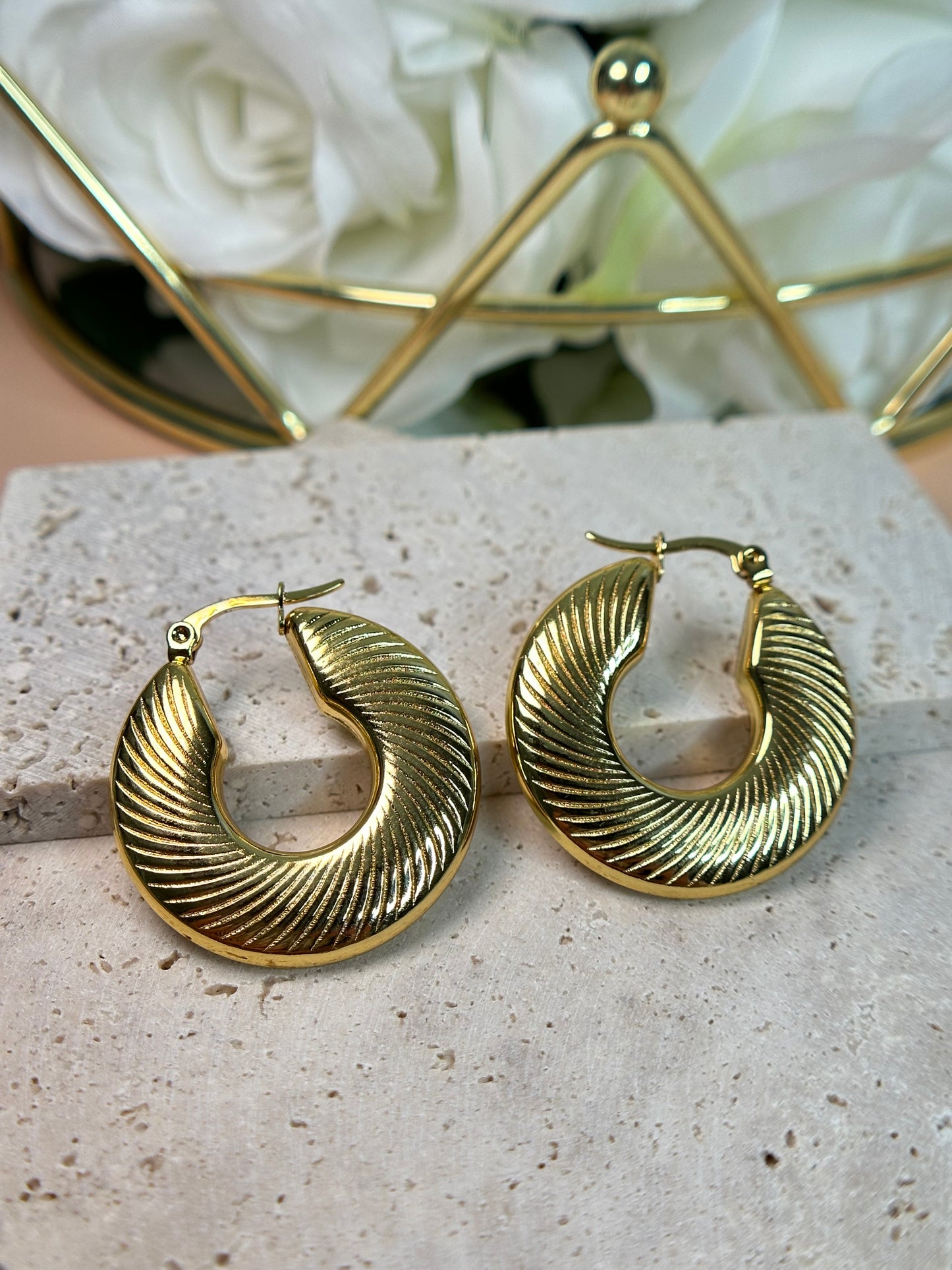 Perla Hoop earrings