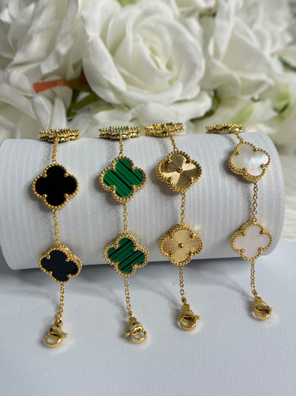 Clover leaf bracelet